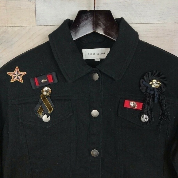 Anthropologie Guest Editor Military Jacket Small - Picture 2 of 7